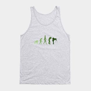 Green Photographer Evolution Tank Top